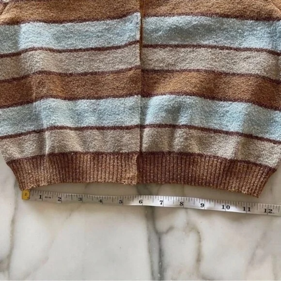 Cotton On Women's Cropped Set Up Stripe Cardigan Sweater - Picture 7 of 9